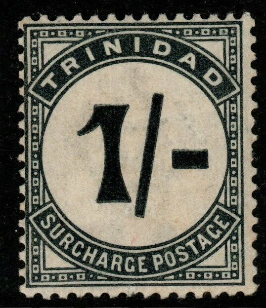 TRINIDAD SGD9a 1885 1/= POSTAGE DUE WITH UPRIGHT STROKE MTD MINT