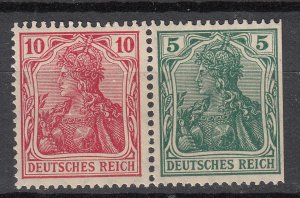 Germany - 1919 se-tenant Mi# W8 - MLH  (7786)