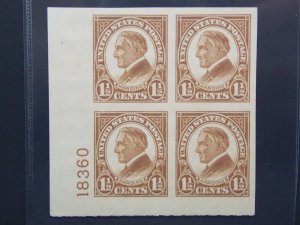 US SCOTT #631 PLATE BLOCK XF OG NH AK 6/3/24