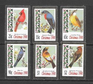 BIRDS - DOMINICA #2112-17  MNH