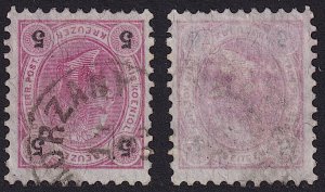 Austria - 1890 - Scott #54 - used - POMORZANY pmk Poland