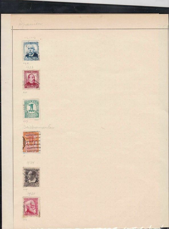 spain 1930s stamps page ref 18201