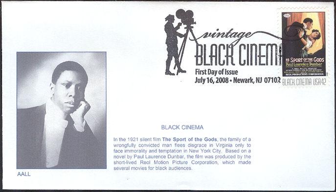 #4337 Vintage Black Cinema AALL FDC