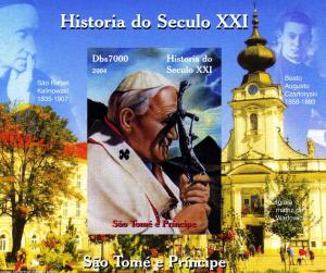 Sao Tome & Principe 2004 Pope John Paul II Deluxe s/s mnh.vf