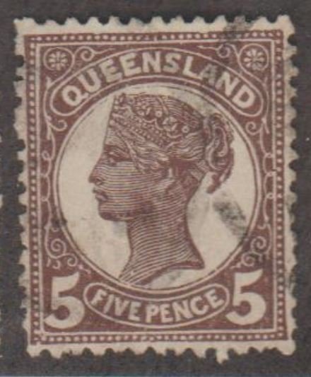 Queensland - Australia Scott #111 Stamp - Used Single