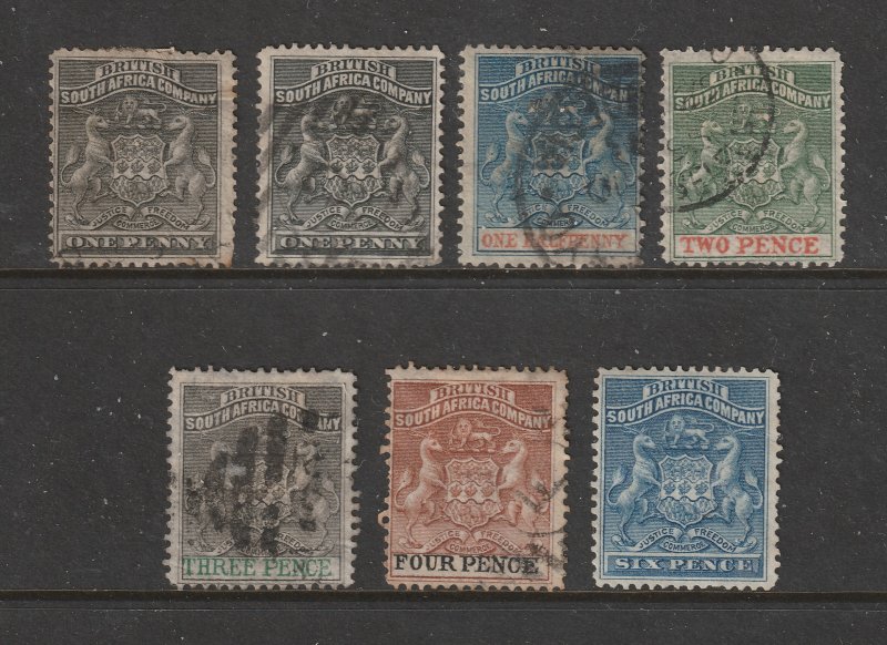 Rhodesia a small lot of old used ones