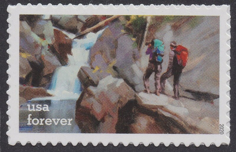 US 5475-5479 5479a Enjoy the Great Outdoors forever sheet (20 stamps) MNH 2020