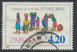 Zimbabwe SG 953  SC# 785 Used  Rural Life  see detail and scan