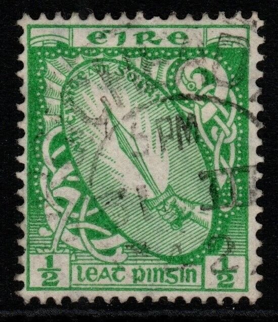 IRELAND SG111 1940 ½d BRIGHT GREEN FINE USED