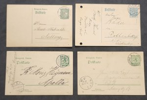 Antique collection German Konigreich Bayern Postcard lot Wurttemberg 1900-1910