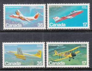 Canada 903-906a Airplanes MNH VF