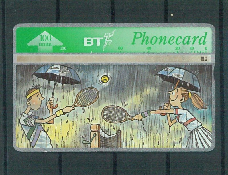 67978 -  GB - VINTAGE COLLECTABLE PHONE CARD -  Tennis