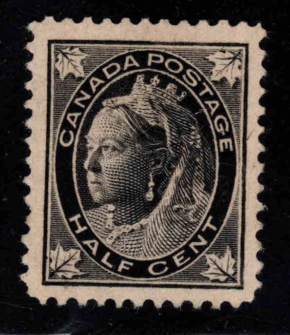 CANADA Scott 66 MH* 1897 1/2c Victoria CV$15
