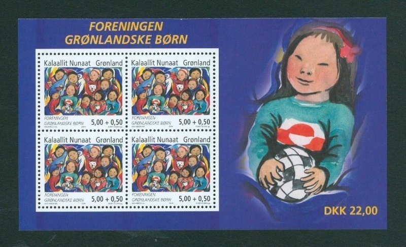 Greenland. 2004 Souvenir Sheet  MNH. Association Greenland's Children. Sc# B29a