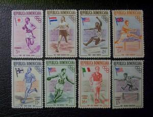 Dominican Republic Scott #474-478, C97-C99 unused