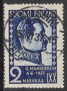 Finland #213 Gustaf Mannerheim Used