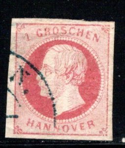 German States Hanover Scott # 19, used