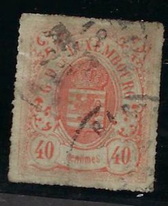 Luxembourg SC#25 Used F-VF SCV$80.00...Worth checking out!