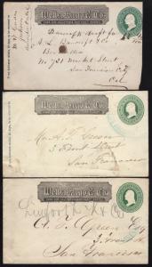 #U165 WELLS FARGO Co. (5) COVERS TO (5) DIFF PERSONS SAN FRANCISCO, CA HV8391 