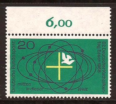 Germany  #  989  Mint  N H  Numeral  Single