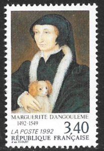 FRANCE 1992 Marguerite d'Angouleme Issue Sc 2285 MNH