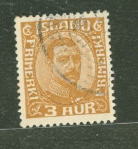 Iceland #109 Unused Single