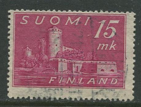 Finland - Scott 247 - Castle in Savonlinna -1945- Used - Single 15m Stamp