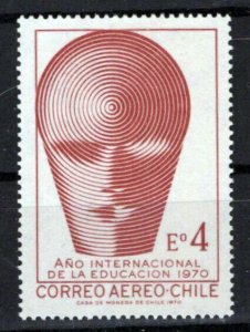 Chile C302 MNH Education Year Type of 1970 Air Post ZAYIX 0524S011M