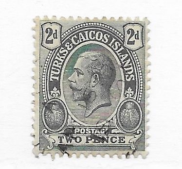 Turks & Caicos #27 Used CAT VALUE $4.00