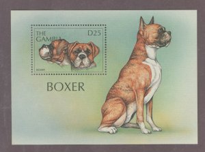 Gambia #1992 Mint (NH) Souvenir Sheet (Dog)