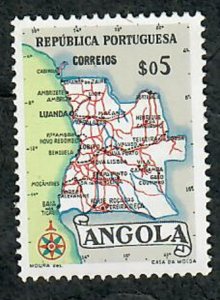 Angola #386 Mint Hinged Single