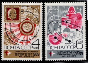 Russia Scott 3667-3668 MNH** Emblem stamp set