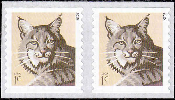 Scott 4672A Bobcat Pair MNH