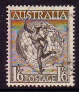 Australia 1949 Sc#C6, SG#223a 1/6d Black Hermes USED