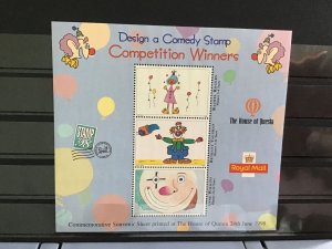 Comedy Stamp Competition Winners 1998 mint never hinged stamps  sheet  R29867