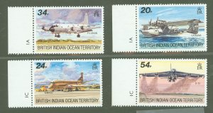 British Indian Ocean Territory #124-127  Single (Complete Set)