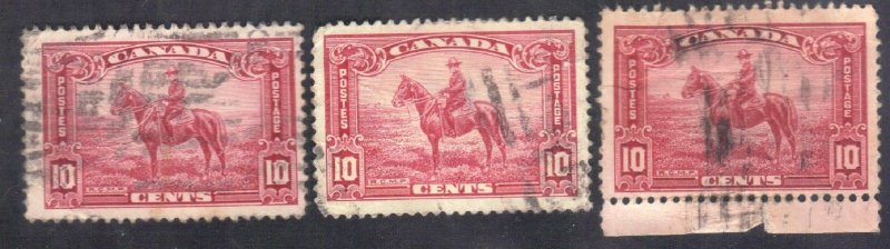 CANADA SCOTT# 219  USED   3c 1935