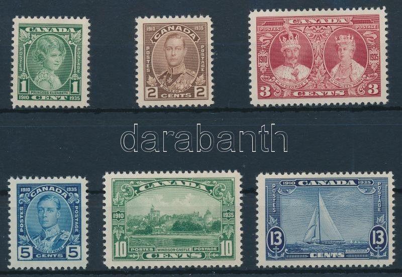 Canada stamp Definitive set 1935 MNH Mi 178-183 WS221086