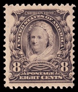 United States Scott 306 (1902) Mint H OG F-VF, CV $45.00 C