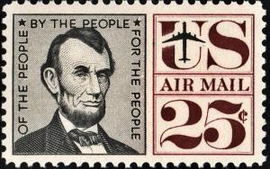 SC#C59 25¢ Abraham Lincoln Single (1960) MNH