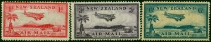 New Zealand 1935 Air Set of 3 SG570-572 Fine MNH