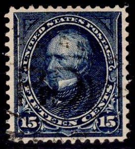 US Stamp #274 15c Dark Blue Clay USED SCV $17.50