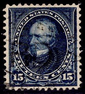 US Stamp #274 15c Dark Blue Clay USED SCV $17.50