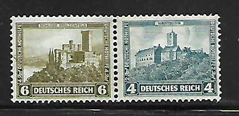 GERMANY B44/B45  PAIR  MINT HINGED