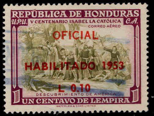 Honduras  Scott C209 Used airmail stamp