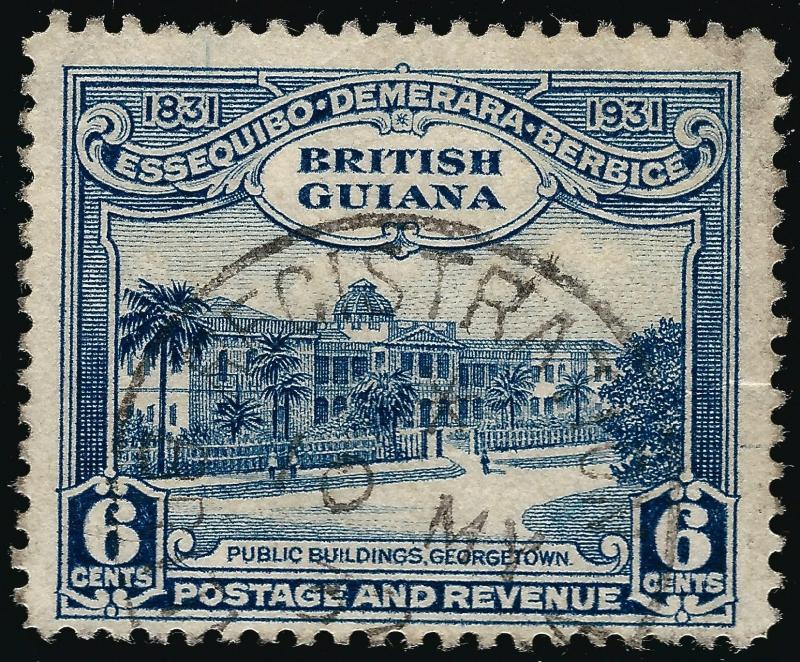 British Guiana  #208 Used Fine hr ...Fill a British Colony spot!