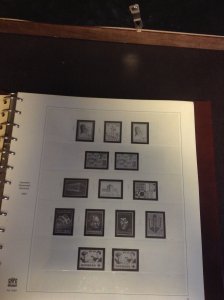 Denmark Safe Dual Hingless Album 1969 to 1990, 43 Pages & Binder