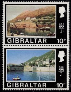 1971-5 Gibraltar Scott #- 263-4 10d New Daily Stamps Early 19th Century MNH