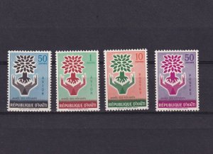 SA12e Haiti 1960 World Refugee Year 1959-1960 mint stamps