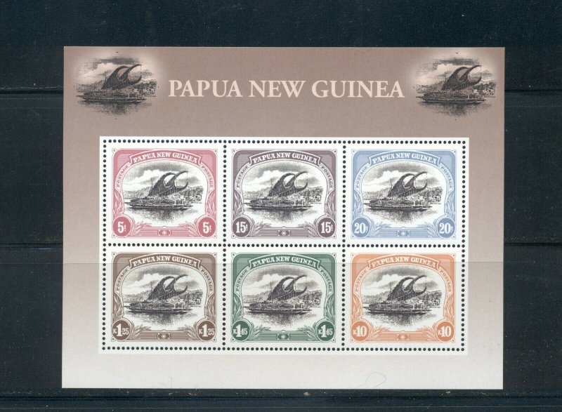 Papua New Guinea  #1029a (2002 Centenary of Stamps sheet) VFMNH  CV $16.00